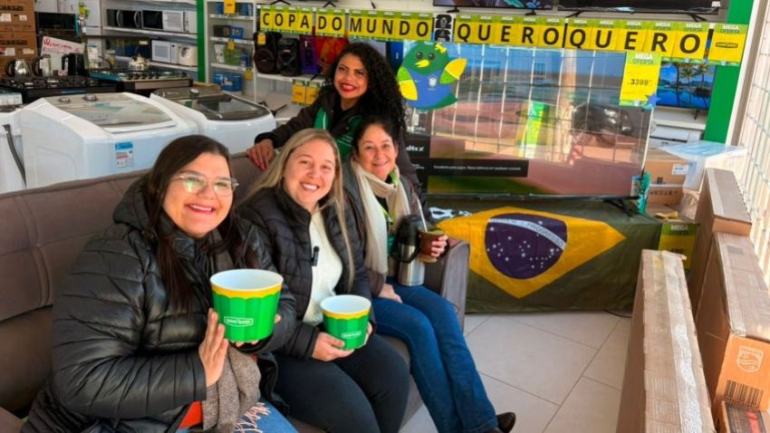 É golaço nas Lojas Quero-Quero de Cristal