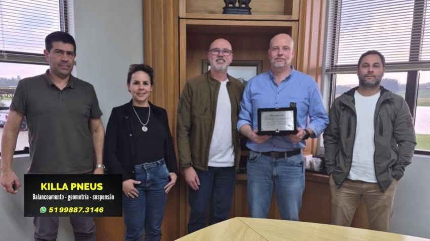 DECRAB Camaquã homenageia empresário Walter Tessmann com placa “Amigo da DECRAB”