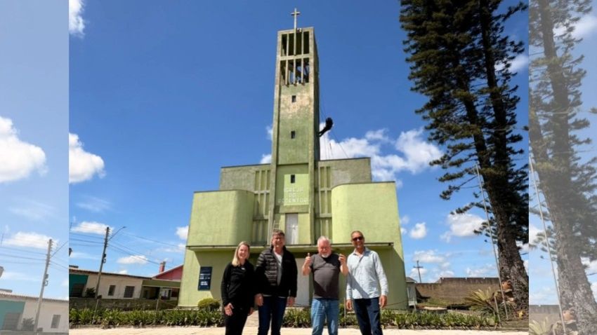 Comunidade Luterana do Redentor inicia revitalização do templo histórico de Cristal